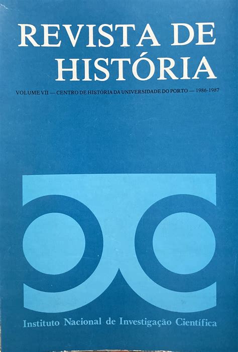 Revista De Hist Ria Volume Vii Livraria Alfarrabista Fernando Santos