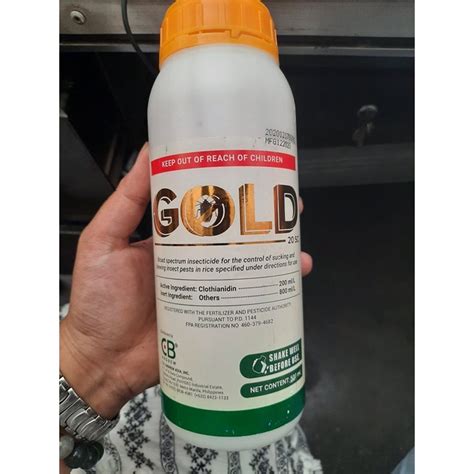 Gold 20 SC Broad Spectrum Insecticide 500ml Shopee Philippines