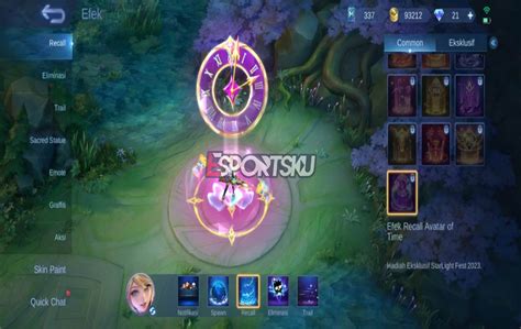 5 Cara Dapatkan Efek Recall Avatar Of Time Mobile Legends ML Esportsku