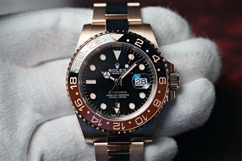 Rolex Gmt Master Ii Rootbeer New Chnr Everose Gold For