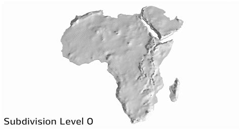 Africa Continent Map 3d Model 149 Max Fbx Obj Ma C4d Free3d