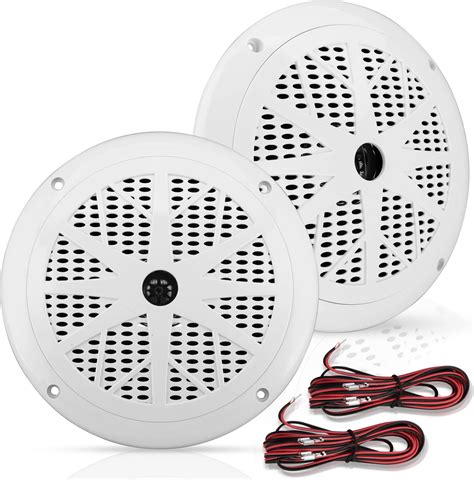 Amazon Pyle Inch Dual Marine Speakers Waterproof And Weather