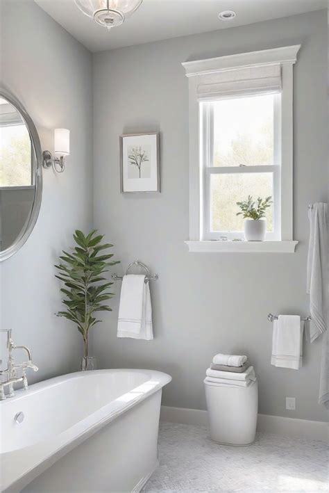 Light French Gray SW 0055 Cool And Calm Atmosphere For Your Bathroom