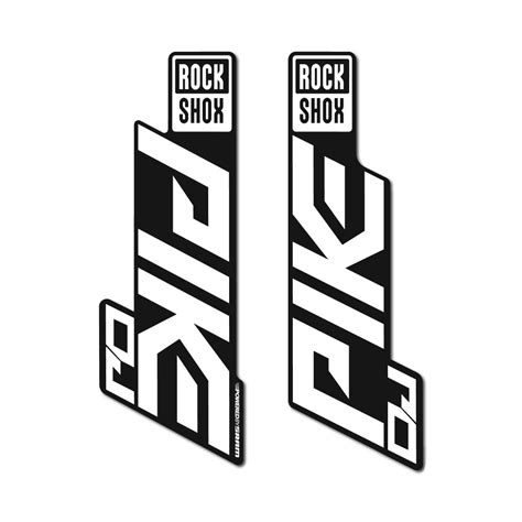 Rock Shox Pike DJ Gabel Fahrrad Aufkleber Jahr 2020 Star Sam