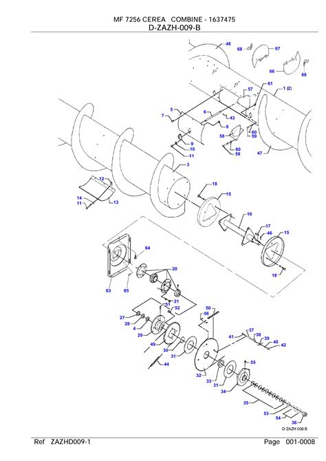 Massey Ferguson Mf Cerea Combine Parts Catalogue Manual Pdf