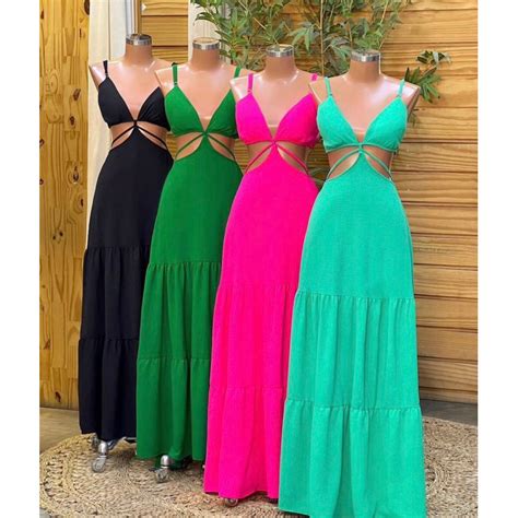 Vestido De Amarrar Na Cintura