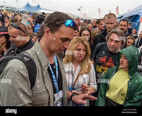 New Slovak President Zuzana Caputova Attends The Slovak Music Pohoda