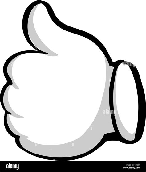 Thumbs Up Facebook Black And White