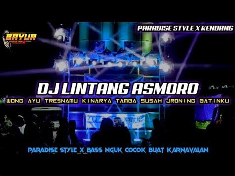 Dj Lintang Asmoro Spesial Cek Sound Paradise Style X Kendang Youtube