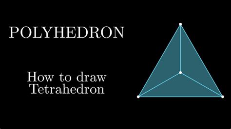 How To Draw A Tetrahedron