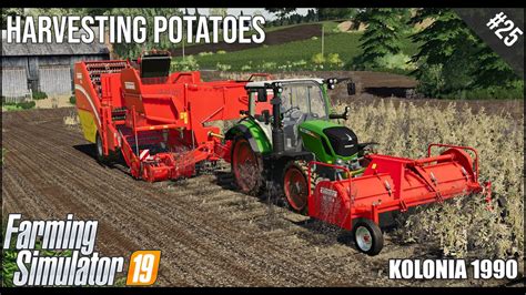 FS19 Harvesting Potatoes Farming Simulator 19 Timelapse Kolonia