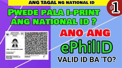 Ephilid National Id Pwede Ka Na Makakuha Ng Philippine National Id