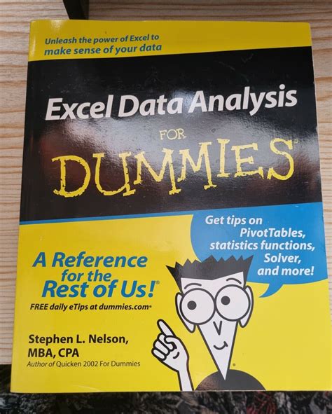 Excel Data Analysis For Dummies By Stephen L Nelson Paperback 2002 For Sale Online Ebay