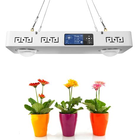 Dimmable CREE CXB3590 200W COB LED Grow Light Full Spectrum With LCD