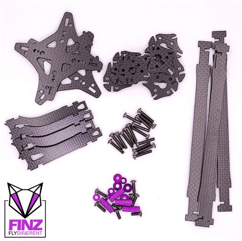 Fox Racing Frame Kit Finzfpv Fly Different Drone Racing Fpv Frame