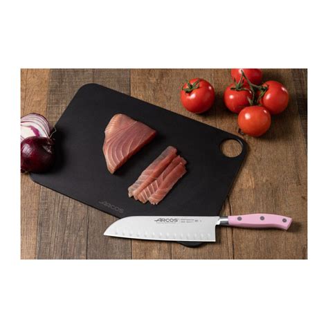 Cuchillo Santoku Rosa Alveolos 180 Mm Serie RIVIERA ROSE ARCOS