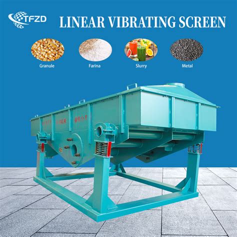 Factory Price Tfzd Professional Corn Seed Linear Vibration Grading