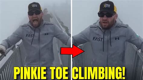 Conor McGregor COMEDY Bridge Crossing With PINKIE TOE YouTube