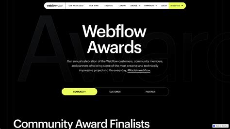 Webflow Awards