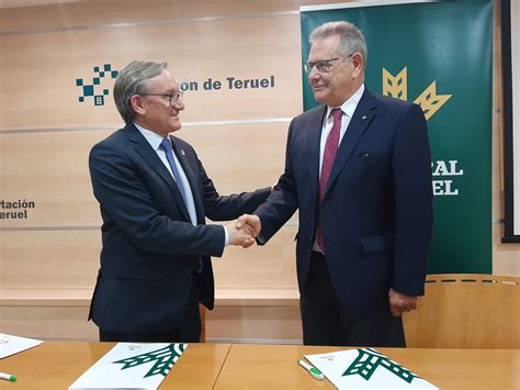 La Diputación de Teruel y Caja Rural de Teruel suscriben un nuevo