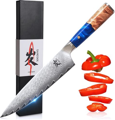 Amazon Samcook Japanese Chef Knife Inch Professional Hand