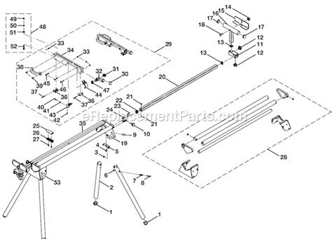 Kobalt Replacement Parts Miter Saw Diagram