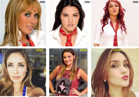 Click Pop News Rbd Antes E Depois Das Cantoras De Rebelde