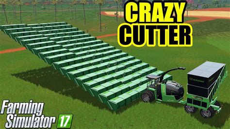 Farming Simulator 17 Crazy Grass Cutter W Big Krone X 1100 Cargo