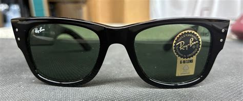 RayBan 0840S Mega Wayfarer Sunglasses 8056597720670 EBay