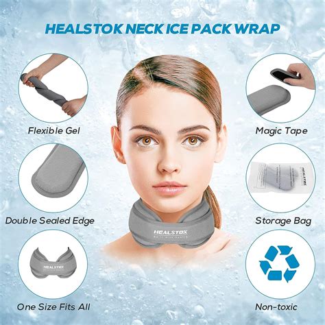 Envoltura De Hielo Para El Cuello Bolsa De Hielo Cervical Compresas