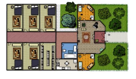 Voces Bárbaras Plano De La Casa Tomada 2d Y 3d