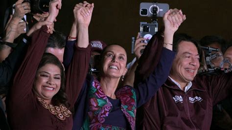 In Photos Claudia Sheinbaum Becomes Mexicos First Woman President