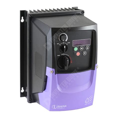 Invertek Optidrive E2 IP66 0 37kW 230V 1ph To 3ph AC Inverter Drive SW