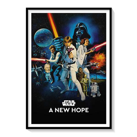 Star Wars (1977) Movie Poster: Buy Hollywood & Famous Movie Posters ...