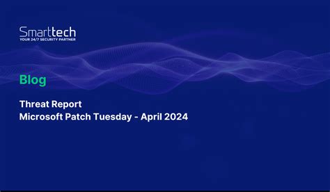 Threat Report Microsoft Patch Tuesday April 2024 Smarttech247