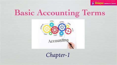 Basic Accounting Terms Theory Youtube