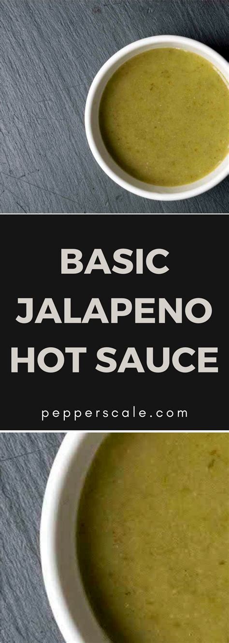 Basic Jalapeño Hot Sauce Artofit