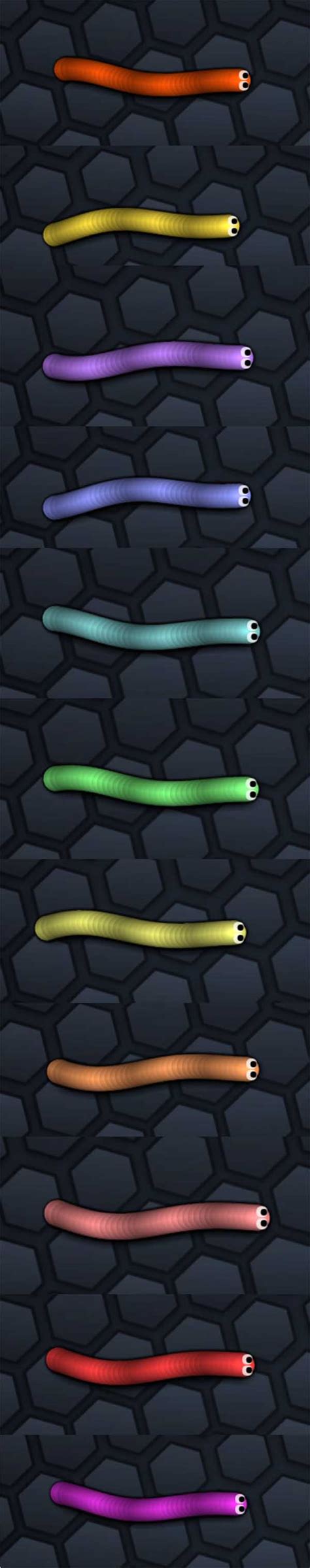 Éstas son todas las serpientes con las que puedes jugar en Slither io