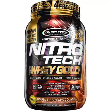 Muscletech Nitro Tech Premium Gold Whey Protein Double Rich