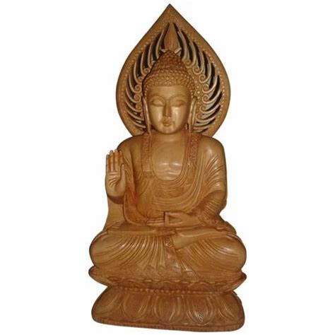 Wooden Mahavira Statue at Rs 15000 | Wooden Religious Statue in Jaipur ...