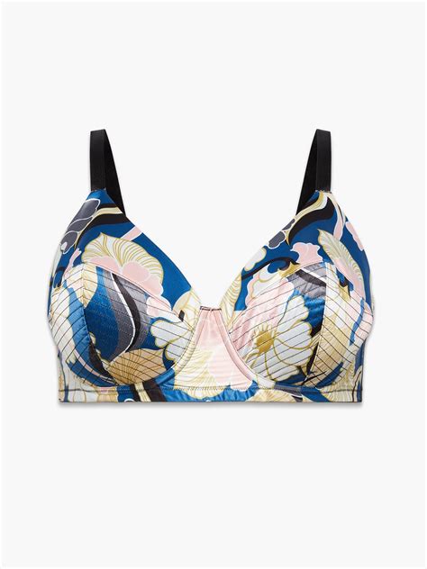 Sexties Bullet Bra In Blue And Multi Savage X Fenty France