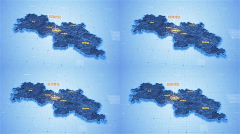 四川自贡自流井区三维科技感地图视频素材下载编号6775004光厂vj师网