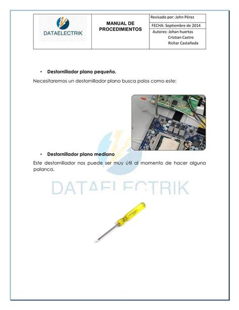 Manual De Mantenimiento Laptop PDF