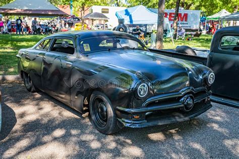 1950 Ford Shoebox Chopped Coupe Editorial Stock Photo - Image of exhibit, coupe: 256126033