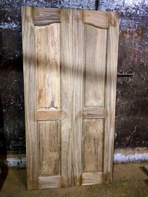 Brown Interior Teak Wood Carved Double Door For Home At Rs 13500