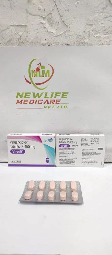 Valganciclovir Mg Tablet Virolfi At Rs Stripe Nagpur Id