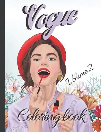 Vogue Coloring Book Volume 2 Fashion Women Coloring Pages Chic