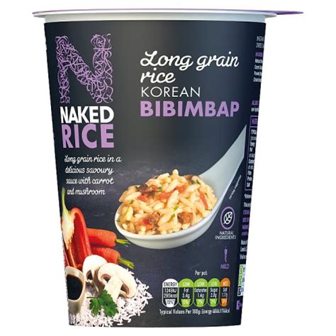 Naked Rice Long Grain Rice Korean Bibimbap 78g Really Good Culture