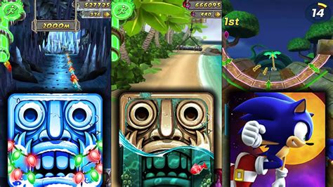 Temple Run 2 Frozen Shadows Vs Temple Run 2 Pirate Cove Vs Sonic Forces