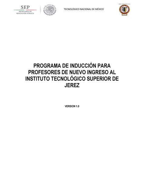 0 1 8 Jdkdkkfogog PROGRAMA DE INDUCCIN PARA PROFESORES DE NUEVO